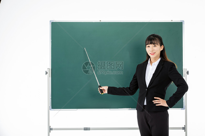 照片 职业形象 年轻女性教师形象.