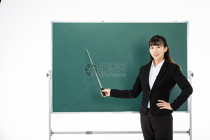 年轻女性教师形象