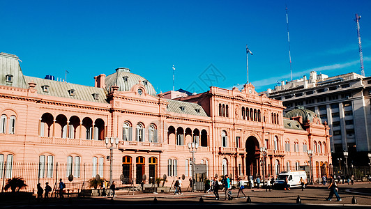 旅行场景阿根廷玫瑰宫背景