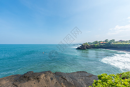 印尼海神庙印尼巴厘岛海神庙风光背景