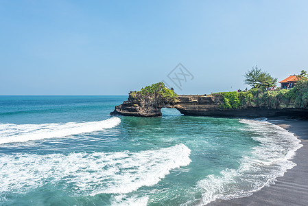 印尼海神庙印尼巴厘岛海神庙风光背景