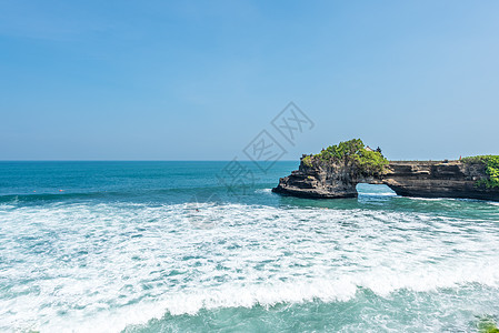 巴厘岛旅游印尼巴厘岛海神庙风光背景