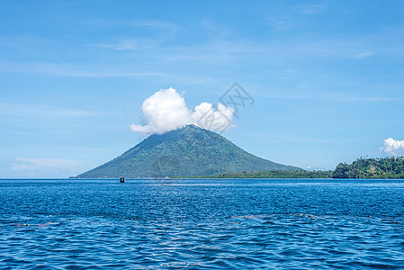 印尼风光印尼海岛美娜多风光背景