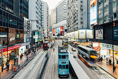 香港中环商业街图片