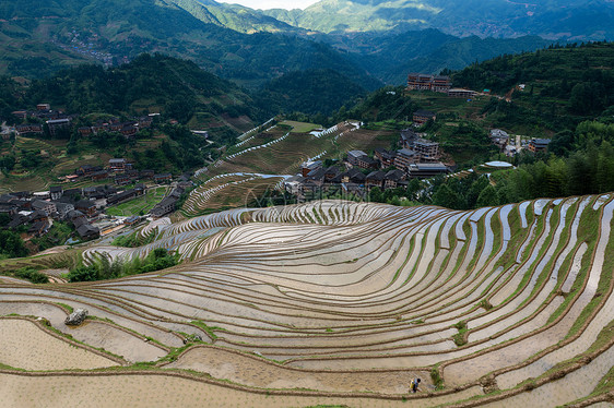 桂林龙脊梯田风景图片