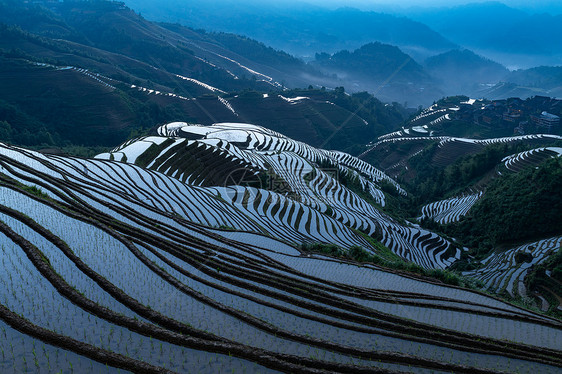 桂林龙脊梯田风景图片