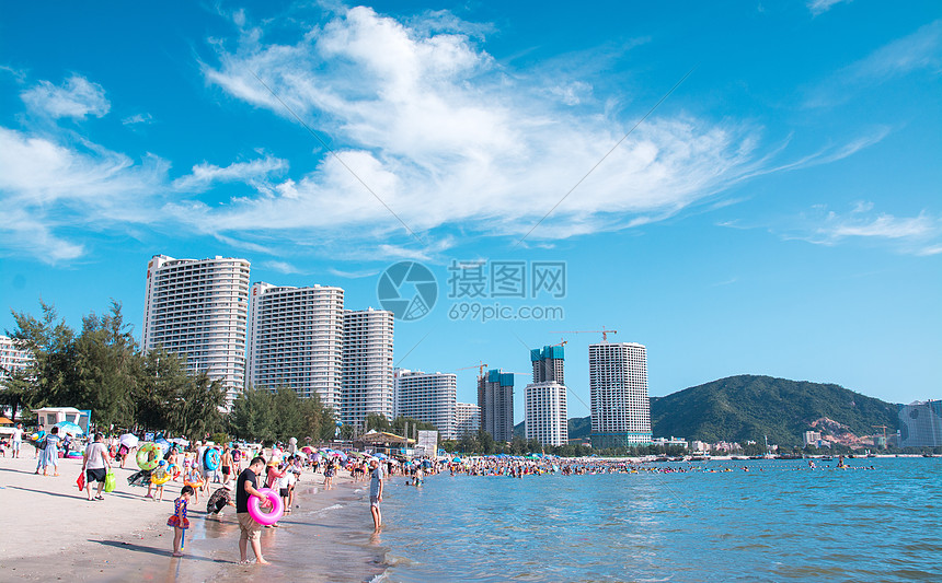 广东省惠州市巽寮湾景区海边风光图片