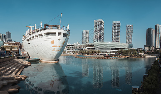 世界经济广东省深圳市南山区海上世界风光背景