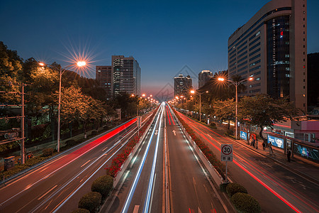 车流光影 背景图片