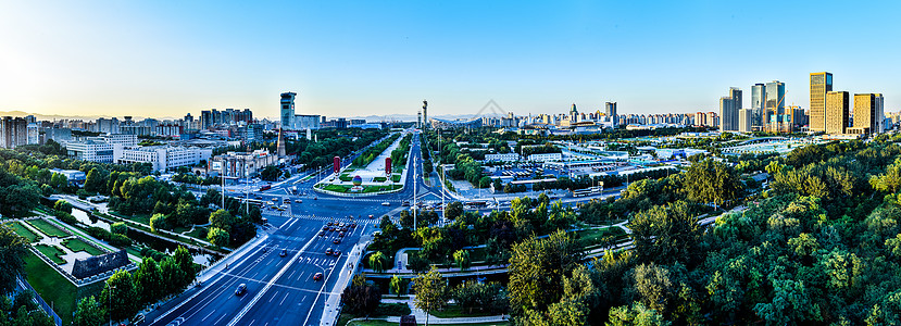 鸟巢水立方北京奥体中心全景背景