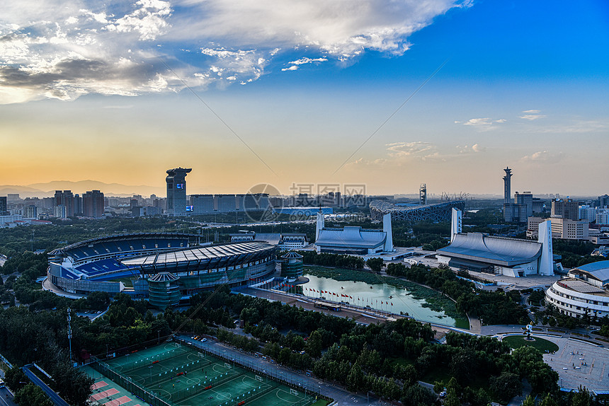 北京奥体中心全景