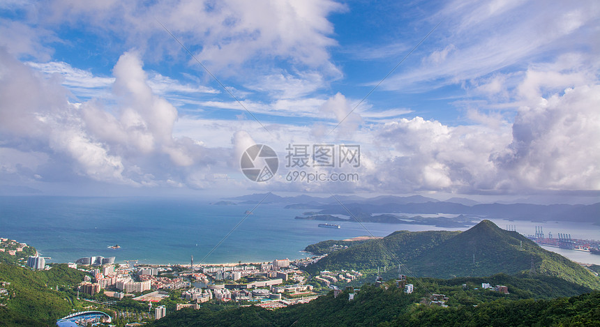 照片 自然风景 广东省深圳市盐田区东部华侨城景区风光.