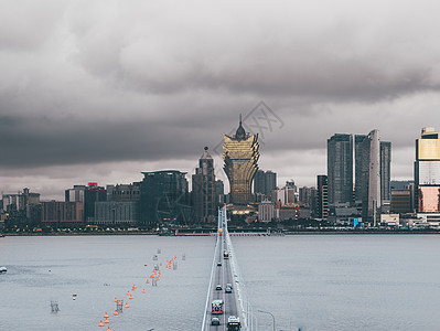 澳门风云澳门城市风光背景