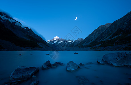 月光下星空银河风光背景