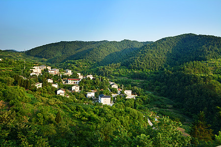 农家生活新农村风景背景