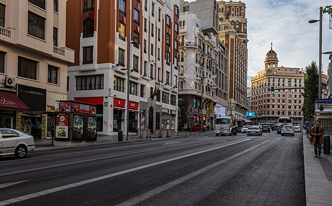 马德里著名商业街格兰大道