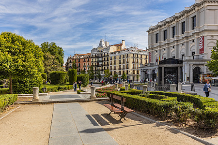 西班牙马德里皇宫花园图片