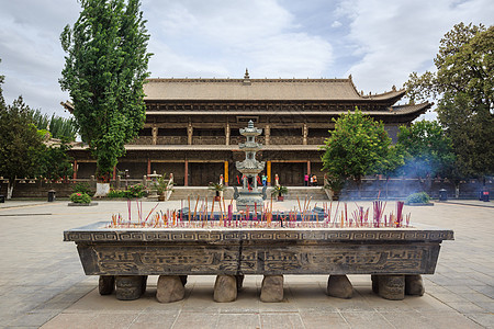 张掖大佛寺背景