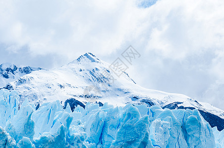 砸冰极地冰川雪山背景