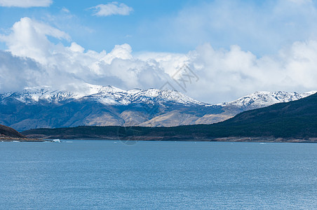 阿根廷湖区雪山阿根廷高清图片