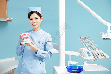 牙科诊所女护士图片