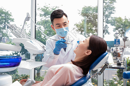 牙科医生做手术护士高清图片素材