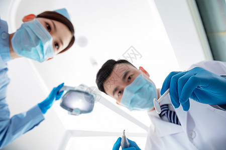 牙科医生做手术牙医高清图片素材