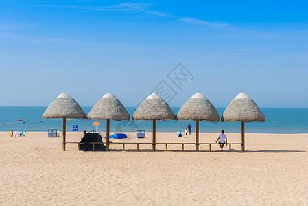 威海那香海海水浴场背景