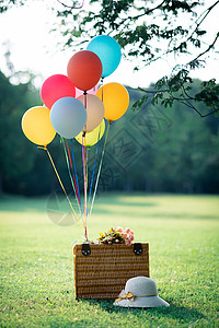 气球野餐箱图片