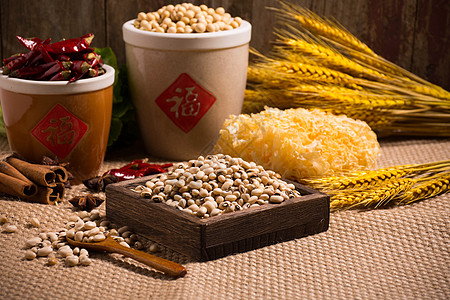 白江豆农产品米豆高清图片