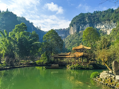 重庆桃花源景点风光高清图片