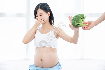 孕妇拒绝蔬菜图片
