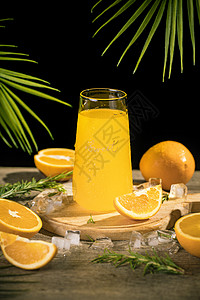 鲜榨橙汁橙汁背景