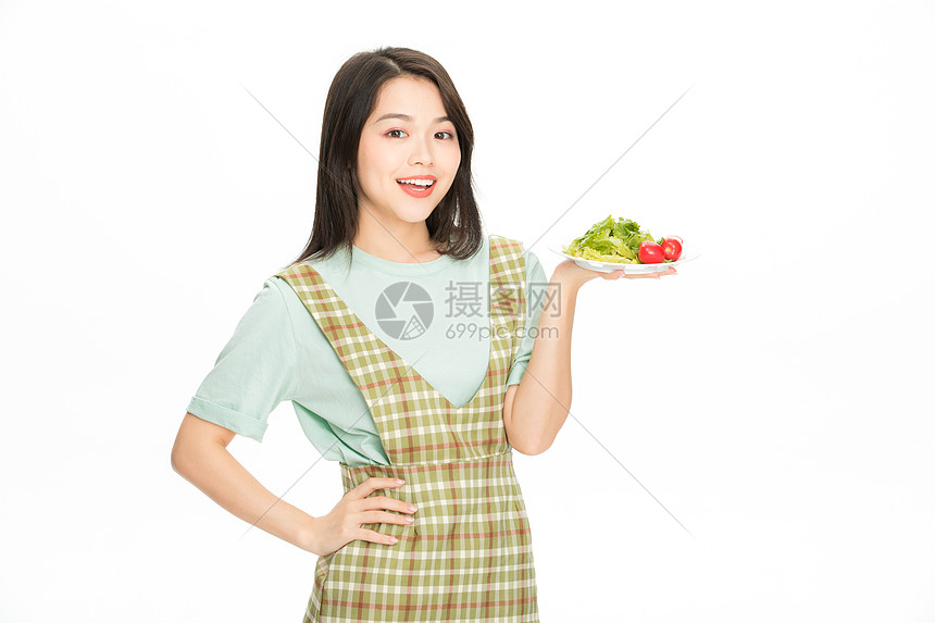 美女健康饮食图片