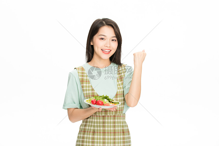 美女健康饮食图片