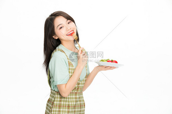 美女健康饮食图片