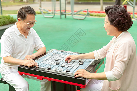 老年人下棋背景图片