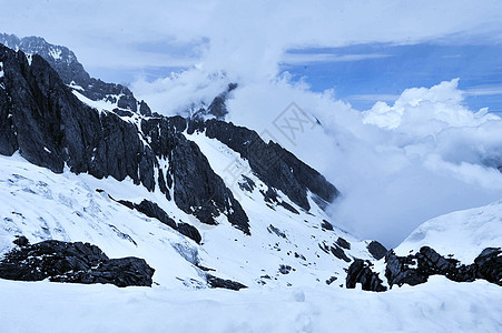 雪山风光图片