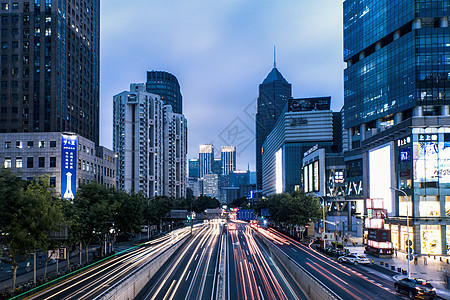 上海建筑群上海陆家嘴背景