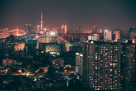 汉口夜景风光高清图片