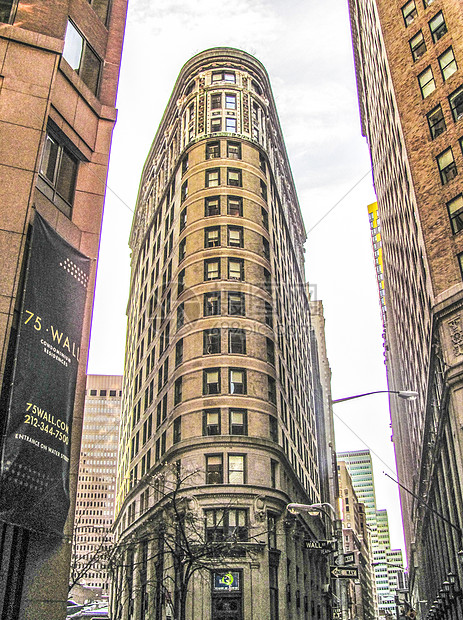 纽约著名的地标建筑-熨斗大厦图片