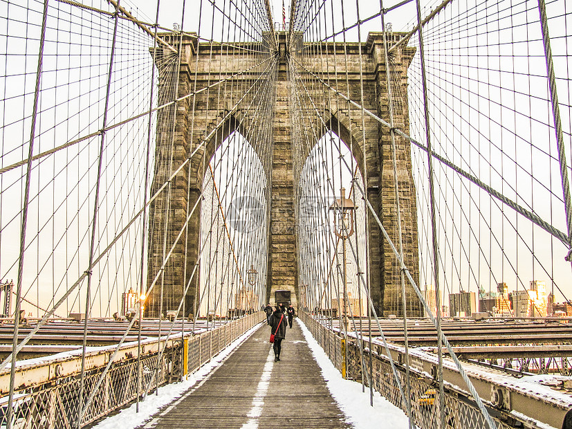 纽约地标-布鲁克林大桥图片