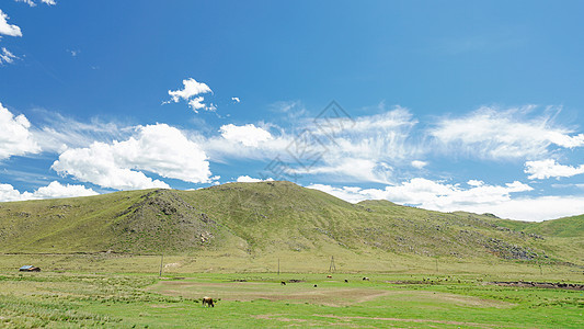 蒙古自然旷野草原高清图片素材