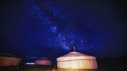 蒙古国璀璨星空图片