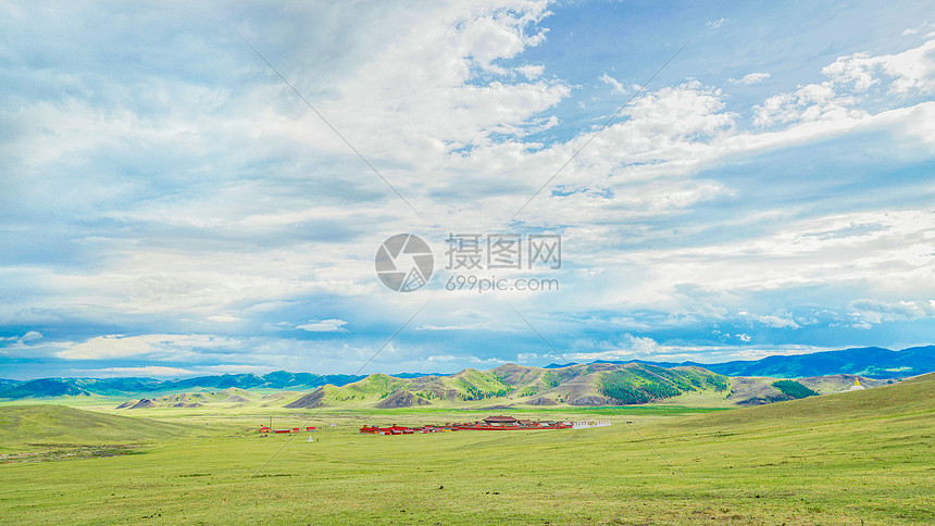 蒙古自然旷野图片