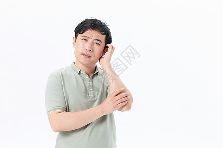 中年男性耳朵听力问题图片