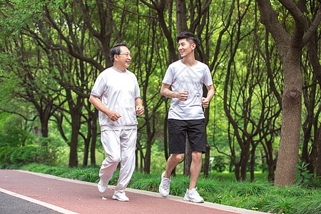 父亲节背景父子户外运动跑步背景