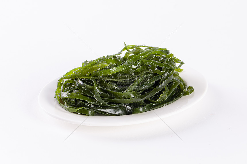 海带海产品白底高清图片素材