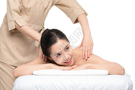 女性美容spa背景图片