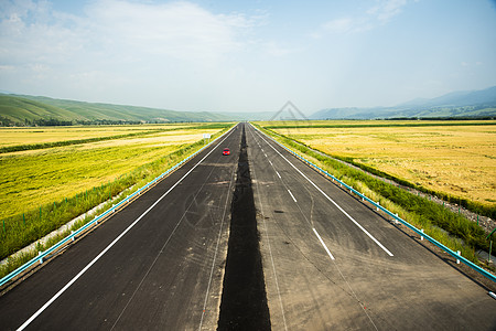 新疆高速公路交通运输基础设施背景图片